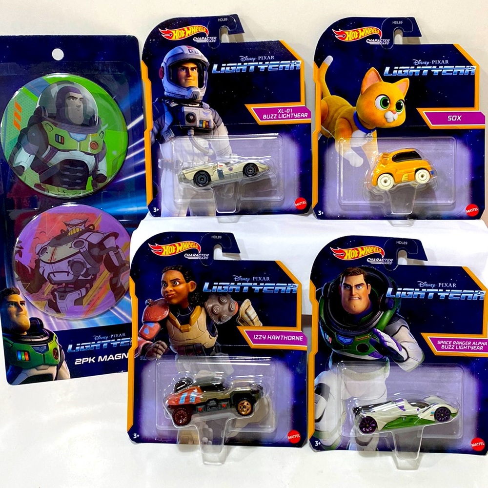 HOT WHEELS DISNEY PIXAR LIGHTYEAR COMPLETE SET - Picture 1 of 14